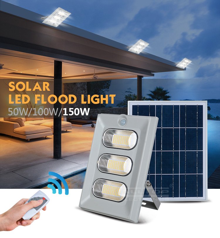 LED Solar Motion Sensor Floodlight